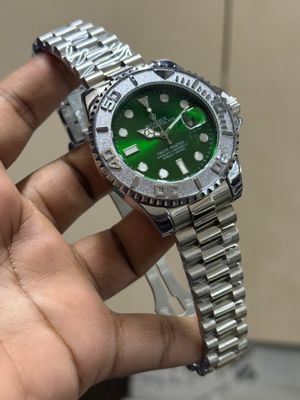 ROLEX YACHT MASTER CHAIN GREEN SWEEP