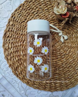 Daisy Water Pot (Transparent- Multi Flowers)_img_0