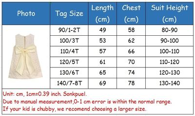 Kids Girls Princess Pearl Elegant Heart Pattern Party Dress (1 to 7 years)_img_8