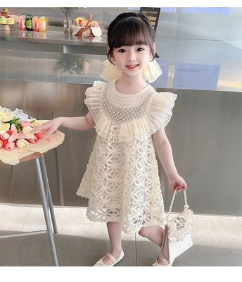 Kids Girls Princess Lace Skirt Party Dress (1 to 8 years)_img_1