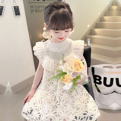 Kids Girls Princess Lace Skirt Party Dress (1 to 8 years)_img_0