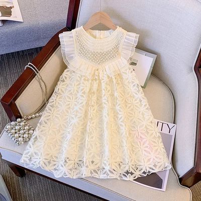 Kids Girls Princess Lace Skirt Party Dress (1 to 8 years)_img_2