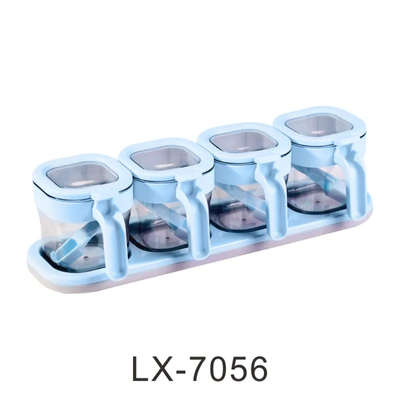 Spice Jar Set with Stand (3/4 Pcs) – Airtight & Spoon Included_img_2