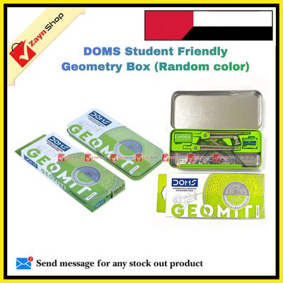DOMS Geometry Box Student Friendly Geometry Box  (Multicolor)_img_1
