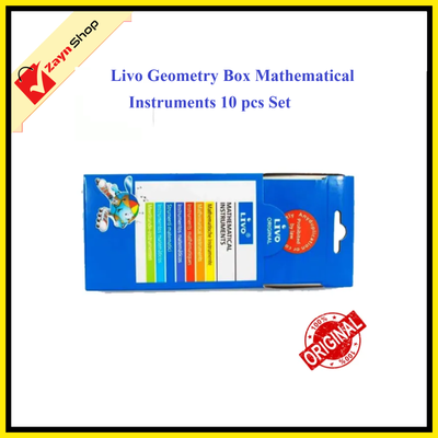 Livo Geometry Box Mathematical Instruments 10 pcs Set_img_2