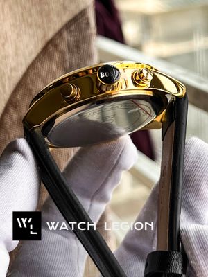 BOSS BELT THREE CHRONO BLACK BELT GOLDEN CASE BLACK DIAL V2_img_2