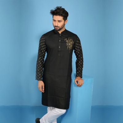 Premium Couple Set/Matching Dress/Traditionally Dress/Sari And Panjabi_img_2