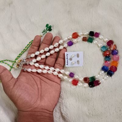 Pearl 2 Layer necklace for women_img_1