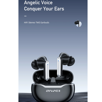 Awei T50 Wireless Headphones Bluetooth 5.3 Earbuds With Mic_img_3