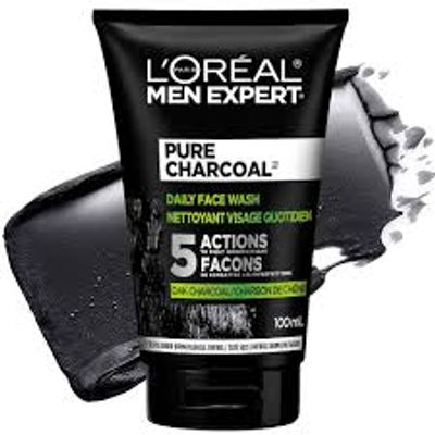 L’Oreal Men Expert Pure Charcoal Purifying Daily Face wash – 100ml_img_1