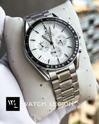 OMEGA CHAIN CHRONOGRAPH SILVER BODY WHITE DIAL_img_0
