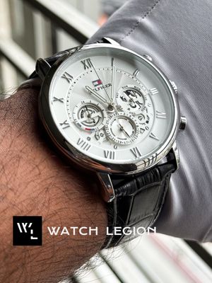 HILFIGER LEATHER BLACK BELT WHITE DIAL_img_2