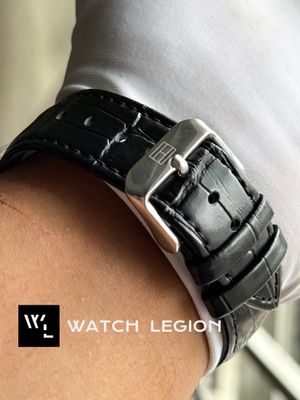 HILFIGER LEATHER BLACK BELT WHITE DIAL_img_4