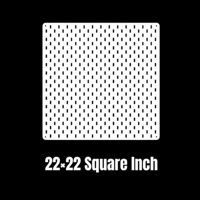 22×22 Square Inch Melamine PegBoard – Premium Wall Organizer_img_1