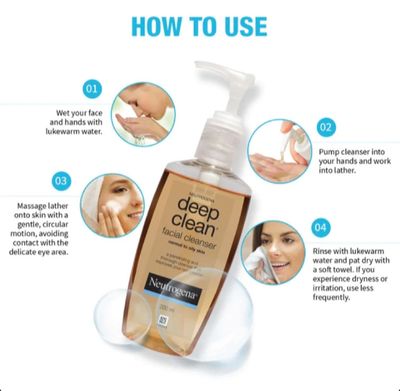Neutrogena Deep Clean Facial Cleanser 200ml_img_3