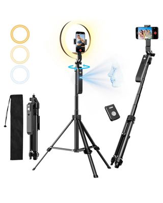 C19 Upgraded Auto Face Tracking Tripod 360° Rotation with Stand_img_4