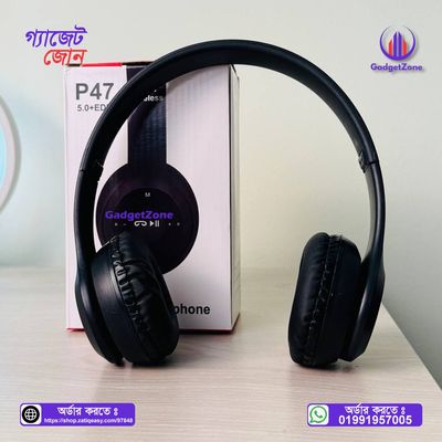 P47 Wireless Bluetooth Headset Headphone- K2 💥_img_1
