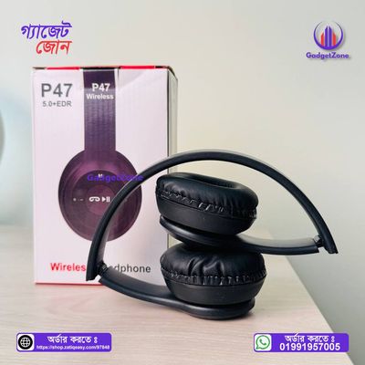 P47 Wireless Bluetooth Headset Headphone- K2 💥_img_2