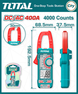 AC/DC ক্লাম্প মিটার 400A TOTAL TOOLS TMT762002_img_0