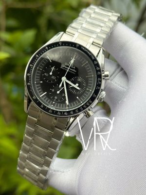 OMEGA MOONWATCH SILVER CHAIN BLACK DIAL_img_0
