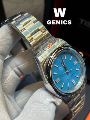 Rolex Oyster Perpetual Silver Chain Tiffany Dial AAA_img_1
