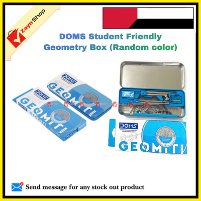 DOMS Geometry Box Student Friendly Geometry Box  (Multicolor)_img_2