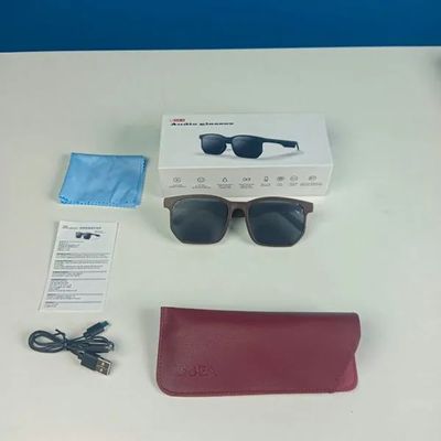 Usea Smart Glasses Audio Bluetooth Sunglasses-Brown Color_img_1