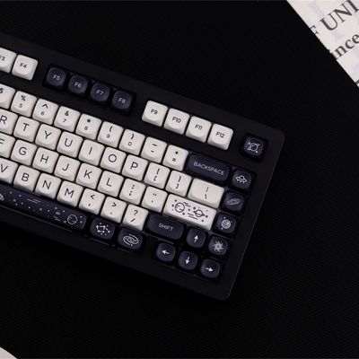 GMK Milky Way White 126 Keys - MOA Profile Keycap