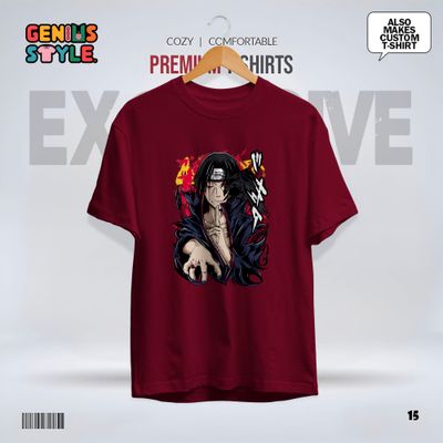 Itachi (Naruto) Drop Shoulder T-shirt - 15_img_2