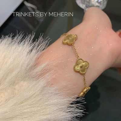 Golden clo*ver bracelet_img_0