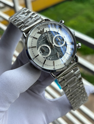 Armani Meccanico Silver Chain White Dial_img_0