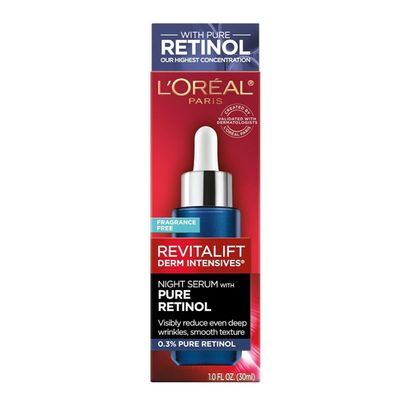 L’Oreal Paris Revitalift Derm Intensives Night Serum With 0.3% Retinol Fragrance Free – 30ml_img_0