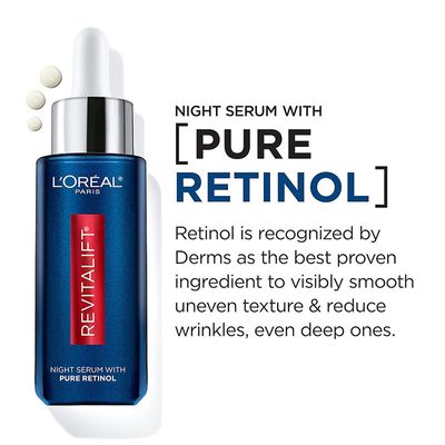 L’Oreal Paris Revitalift Derm Intensives Night Serum With 0.3% Retinol Fragrance Free – 30ml_img_1