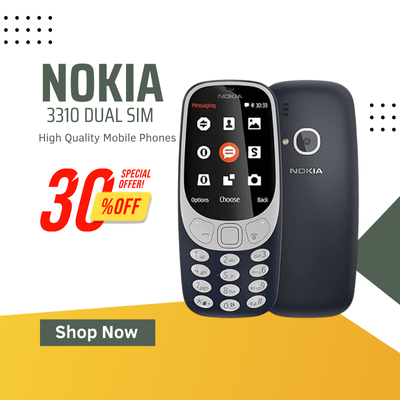 Nokia 3310 Classic Dual SIM Mobile Phone – 2.4" Display, 2 MP Camera, 32 GB Expandable Storage, 1200 mAh Battery_img_0