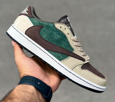 Jordan 1 X Travis Scot Fragment Low  "Medium Olive" (1:1)_img_3