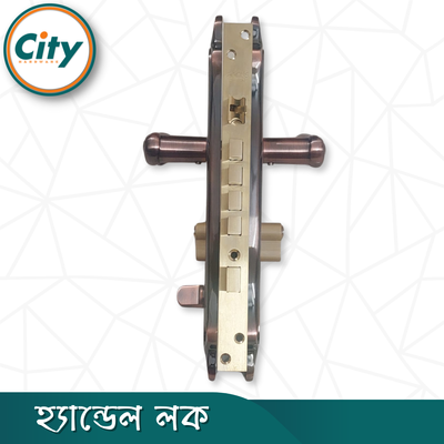 প্রিমিয়াম কুয়ালিটির হ্যান্ডেল লক অতিরিক্ত নব সহ প্রধান দরজার লক হেভি ডোর লক_img_6