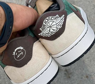 Jordan 1 X Travis Scot Fragment Low  "Medium Olive" (1:1)_img_5