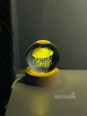 3D Crystal Ball – Rain Cloud (7 Color Base)_img_3