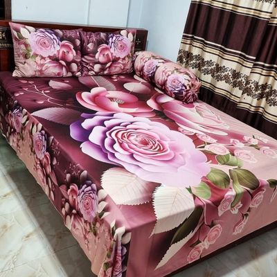 Primium 3D Bedsheet Four Piece Set_img_1