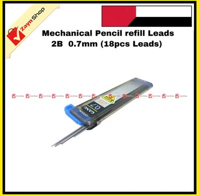 Pencil Refill For Mechanical Pencil 2B 0.7mm (1 Box 18pcs)_img_0