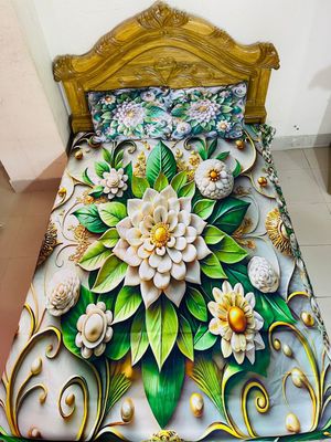Primium 3D Bedsheet Four Piece Set_img_2