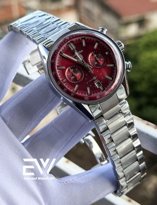 TAG SWEEP MOVEMENT RED DIAL SILVER BODY_img_0