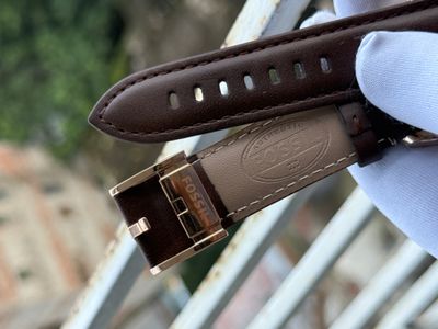 FOSSIL AUTOMATIC CHOCOLATE BELT RG CASE BLACK DIAL_img_2