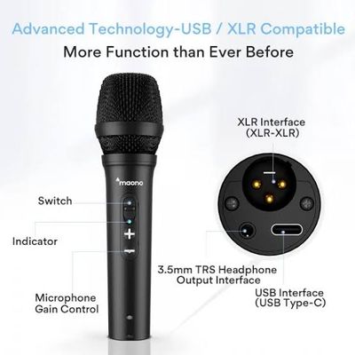 MAONO HD300T USB/XLR Cardioid Dynamic Microphone_img_1