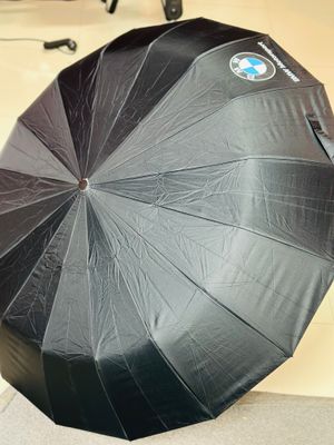 BMW 16 Ribs Automatic Open and Close Compact Umbrella – Random Color_img_3
