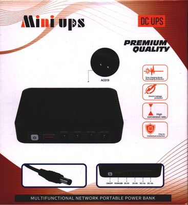 Premium Quality Mini Ups MULTIFUNCTIONAL NETWORK PORTABLE POWER BANK-5V 9V 12V for Router Onu CCTV Camera etc._img_1