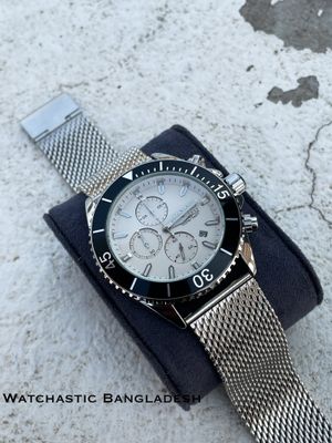 BOSS MESH CHAIN V2 SILVER CASE WHITE DIAL_img_0