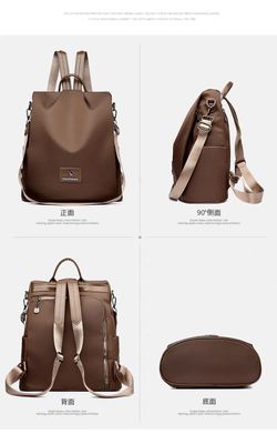 New Texture Oxford Cloth Women’s Backpack_img_1