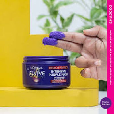 L’Oreal Elvive Colour Protect Anti-Brassiness Purple Hair Mask – 250ml_img_1