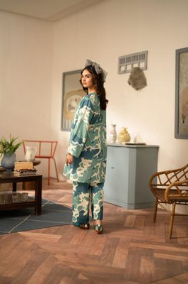 2Pis Co-ord Digital Floral Printed_img_3